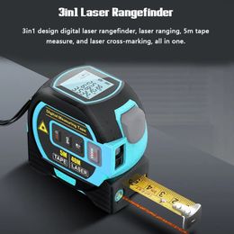 3In1 Laser Rangefinder Laser 40M 60M Distance Metre Measuring Laser Tape Measure Digital Laser Rangefinder Scale Area Distance 240111