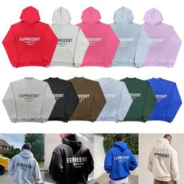 Hoodies mens designer represnt hoodie Fleece warm reprreesent sweatshirts for women Luxury fashion Letter mens pullover Tide Brand cotton oversize Couple Hoody