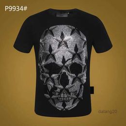 Men's T-Shirts brand Men Diamond Philipps Phillip Plain Quality Skulls Tshirt designer PP Skull Outlet t shirt Luxury sleeve Dollar Designer Brown PHILIPPs PLEINs pol