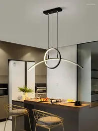 Pendant Lamps Dining Room Chandelier Modern Minimalist Home Table Living Bedroom Creative Light Luxury Nordic LED Lamp