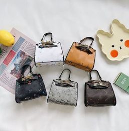 Winter children message shoulder bags 2024 simple girls print handbag small coin purse good selling