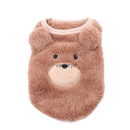 Dog Apparel New Dogs Cats Hoodie Pet Winter Clothing Vest Bear Design Puppy Coat et 3 Coloursvaiduryd