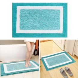 Practical Floor Rug Easy to Clean Strong Water Absorption Bright Colour 50x80cm Bathroom Non-slip Mat Doormat Decoration 240111