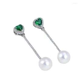 Hoop Earrings Pearl Drop Dangle Earring Plated Vintage Long Short Jewellery For Women And Girls