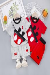 Tute per bambini Set di vestiti per bambini Bambini Moda Ragazzi Ragazze Cartoon T Shirt Pantaloncini 2 pezzi Set Abbigliamento casual per bambini4905996