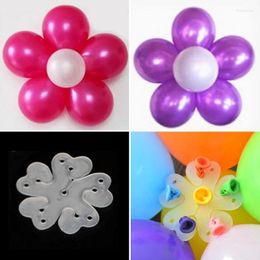 Party Decoration 10pcs 6.5cm Useful Flower Shape Balloon Sealing Clip Ballon Buttons Clips Wedding/Birthday/Christmas Supplies