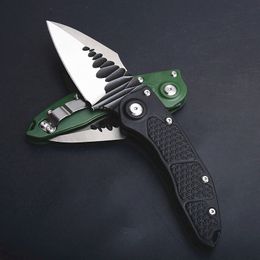 Special Offer Cheap Samier Knives Custom Stitch II EDC Pocket Folding Knife D2 Satin Blade Nylon plus Fibreglass Handle Tactical Survival Kn