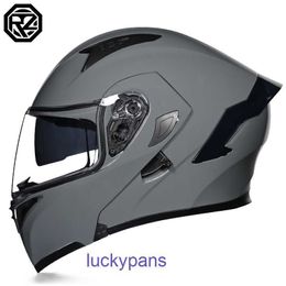 Helmet AGV New National Standard 3C Certification Motorcycle with Men's and Women's Dual Mirror Open Face Semi Full Cover Bluetooth SRM1