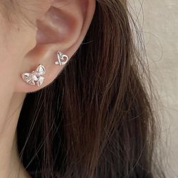 Stud Earrings 6 Pairs Women Crystal Small Earring Set Girl Child Heart Star Jewellery Gift