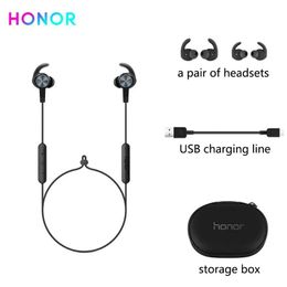 Headphones Honour xSport AM61 Bluetooth Headset IPX5 Waterproof BT4.1 Music Mic Control Wireless Sport Earphones for Android IOS