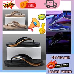 Free shipping Designer Platform Slides Slippers Men Woman anti slip wear-resistant Light weight breathable soft soles flip flop Flat Beach sandals