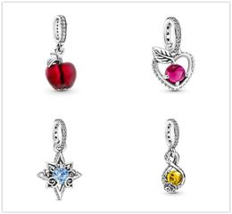 925 Sterling Silver Dangle Charm New Star Apple pendant dangle Beads Bead Fit P Charms Bracelet DIY Jewellery Accessories3825711