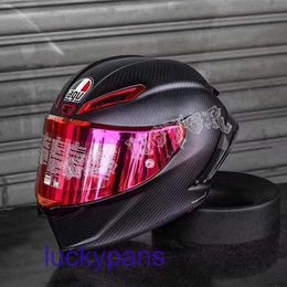 DDTAGV Pista GPRR Limited edition 70th Anniversary Grey Red Electroplated Carbon Fiber Matte Black Motorcycle Helmet FRRK 8L3Y