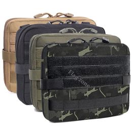 Outdoor Tactical Bag Molle Military Waist Fanny Pack Mobile Phone Pouch Army Unity Hunting Gear Kit Accessories EDC 240111