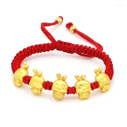 Charm Bracelets Chinese Birthday Animal Bracelet Year Lucky Red Lady