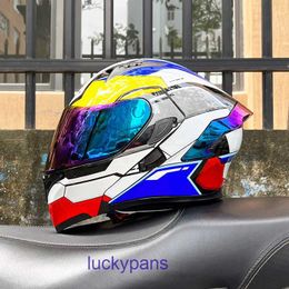 Helmet National Standard 3C Certification Motorcycle AGV New with Men's and Women's Dual Mirror Open Face Semi Full Cover Bluetooth 9JOI