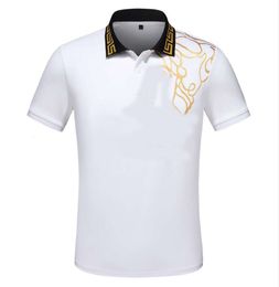 2024 Mens Designer Polos Brand small horse Crocodile Embroidery clothing men fabric letter polo t-shirt collar casual tee shirt tops5475