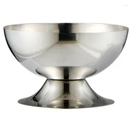 Bowls Creative Stainless Steel Ice Cream Cup Metal Dessert Bowl Goblet Fruit Salad Snack