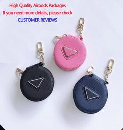 Fashion New Design Earphone Package for Airpods Black Pink Navy Airpods Protective Case with Inverted Triangle Suitable 1238660392