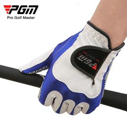 Gloves PGM Antislip Particles Absorbing Sweat Comfortable Single Left Hand Golf Gloves Men's Microfiber Soft Breathable Gloves