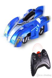 EMT ST3 Infrared Remote Control Wall Climbing Stunt Car Toy Electric Suction Climb Glass 360° Rotate LED Lights Christmas Kid 2963459