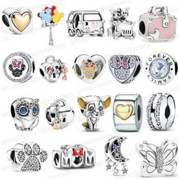 2024 new 925 Silver Love Mouse Dog Paw Balloon Charms Pendant Fashion Beads DIY fit Pandoras top quality charm Bracelet luxury Jewelry Gift
