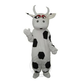 Halloween New Adult Black Dot Cow mascot Costume for Party Cartoon Character Mascot Sale free shipping support customization