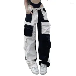 Women's Pants IAMTY Fashionable Color Matching Young Minority Light Core Plush Sweet Cool Handsome High Street Dance