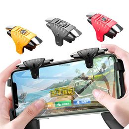 Game Controllers Joysticks PUBG Mobile Game Controller Gamepad Trigger Aim Shoot Button L1R1 Shooter Joystick For IPhone Xiaomi Samsung Huawei Smart Phone