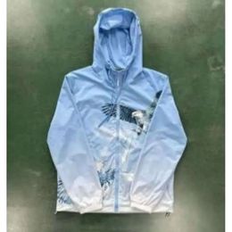 2024 Sping Autumn Windbreaker TRAPSTAR Brand Embroidery Men Women Casual Outdoor Coat Hooded Waterproof Zipper Jackets 688ff