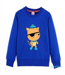 Funny Kwazii Octonaut Print Hoodies Cartoon Printed Sweatshirts Boys Girls 2 4 6 8 T Long Sleeves Pink2991307