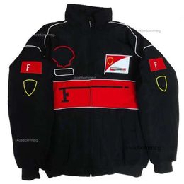 Af1 Formula 1 Racing Jacket Winter Car Full Embroidered Logo Cotton Clothing Spot Sale F1 343