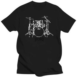 Men's T-Shirts For Men Drums Tee Shirt Graphic Print Short Sleeve 3D Print t shirt Plus size Casual Top design Round Neyolq