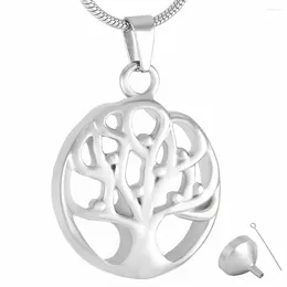 Pendant Necklaces Cremation Jewelry For Ashes Tree Of Life Memorial Urn Necklace Family