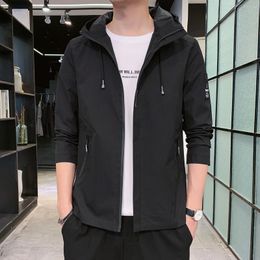 Men's Outerwear Hooded Spring and Autumn New Korean Casual Oversized Youth Jacket Men's Top Trend