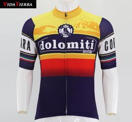 2019 VIDATIERRA man yellow red blue cycling jersey pro racing team cssic Outdoor sports short sleeve summer Colourful lucky Fasci62623578023429
