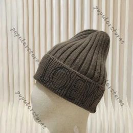 Designer Beanie Hat Loewee Hat Official Quality Beanie Caps Mens Women Winter Popular Wool Warm Knit Hat Versatile Clothing 4PU1