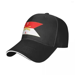 Ball Caps Army - A Co Guidon 7th Cavalry Baseball Cap Mountaineering Christmas Hat Men'S Women'S