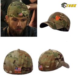 TSNK Baseball Caps Men's and Women's Seal Team Series Tactical Cap Stretchable Hat RunningFishing 240111