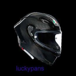 PISTA Chameleon Motorcycle Helmet Carbon Fibre Track AGV Running Full Equal Tide Sun Moon Ice Blue 1 OW0W