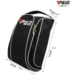Bags PGM Golf Shoes Bag Breathable nylon fabric waterproof Shoe Bag Large Capacity Portable General Quality black new high quality
