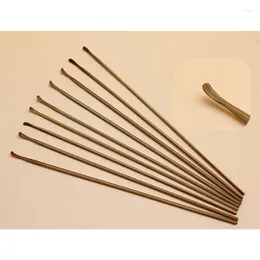 Makeup Sponges Wood Coal Bamboo Spoon Ear Pick Tool Polishing Round Handle Cleaner C Dropship