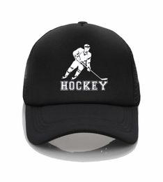 Fashion hats Skull Hockey printing baseball cap Men women Summer Caps New sun hat9472045