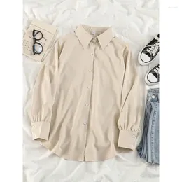 Women's Blouses COKAL Summer Long Sleeve Soft Sun Protection Shirt Chiffon Thin South Korean Loose Button Office Top For Women