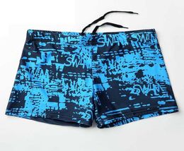 Summer Quickdry Swimming Shorts Men print Swimming Trunks Training Bathing Suit Beach Shorts swimsuit boy plus size Loose 5XL1738371