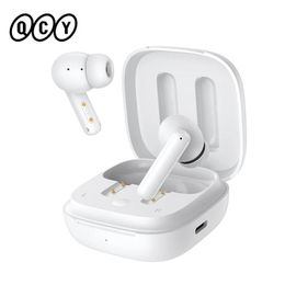 Headphones QCY T13 ANC Earphone Bluetooth 5.3 Active Noise Cancellation 28dB Wireless Headphone Sport Earbuds 30H Playtime 68ms Low Latency