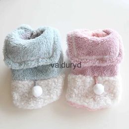 Dog Apparel Soft Warm Pet Clothing Winter Clothes Coat et Puppy Costume Yorkies Pink Fleece Poodle Bichon Smallvaiduryd