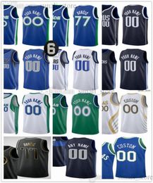 Printed Basketball Jerseys Doncic 77 Luka Maxi 42 Kleber Reggie 25 Bullock Dirk 41 Nowitzki Jason 5 Kidd Christian 35 Wood Tyler 28416612