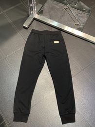 Men's Pants MMsix Men Sweatpants Messy Number Tag Women Pocket LOGO Leather Elastic Waist Gym Trousers Korean Reviews Many Clothes