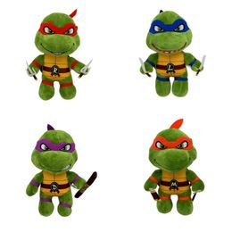 Cool Turtle Plush Toy Stuffed Animals Green Turtles Plushie Toys Tortoise Kids Gift 4 styles